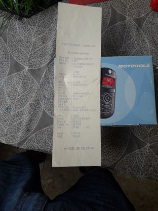 Teléfono Móvil Motorola Negro