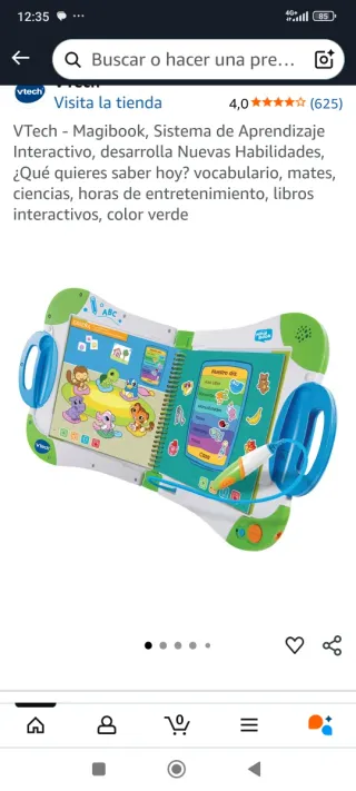 VTech Magibook Libro Interactivo Verde
