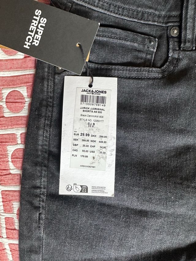 Vaqueros negros Jack & Jones