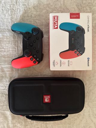 Mando Inalámbrico Switch/PC + Funda rígida Switch.