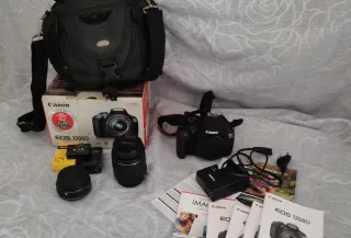 Canon EOS 1200D Macchina fotografica + Kit Luci
