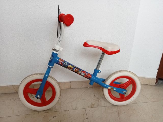 Bicicleta sin pedales Paw Patrol