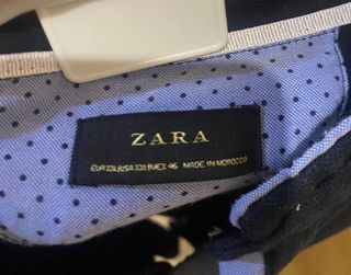 Polo Zara Azul Talla xxl
