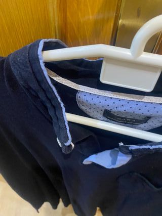 Polo Zara Azul Talla xxl