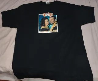 Camiseta Negra Camela Talla XL