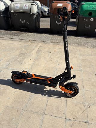 Patín Eléctrico KUGOO G2 MAX Negro/Naranja