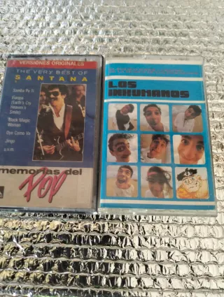 Lote 6 Cintas Cassette: Pop, Rock, Hard Rock