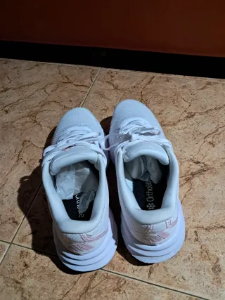 Zapatillas Adidas Galaxy 7 Mujer Blancas Rosas