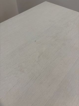 Mesita de noche metal y madera