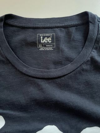 Camiseta Lee Negra
