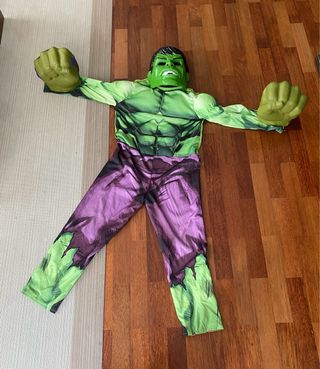 Disfraz Hulk y Capitán América 5 años