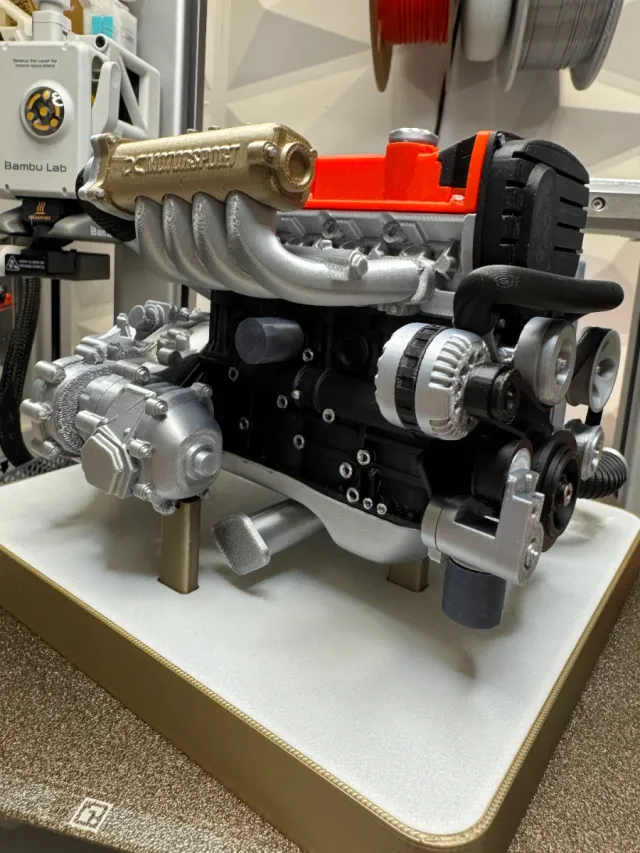 Miniatura Motor Mitsubishi 4G63 Evo