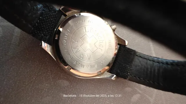 Reloj Swiss Army Hombre Negro/Plata