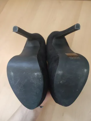 Lote de zapatos de tacón negros mujer