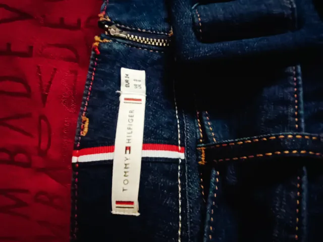 Falda Midi Tommy Hilfiger Vaquera Mujer azul Denim