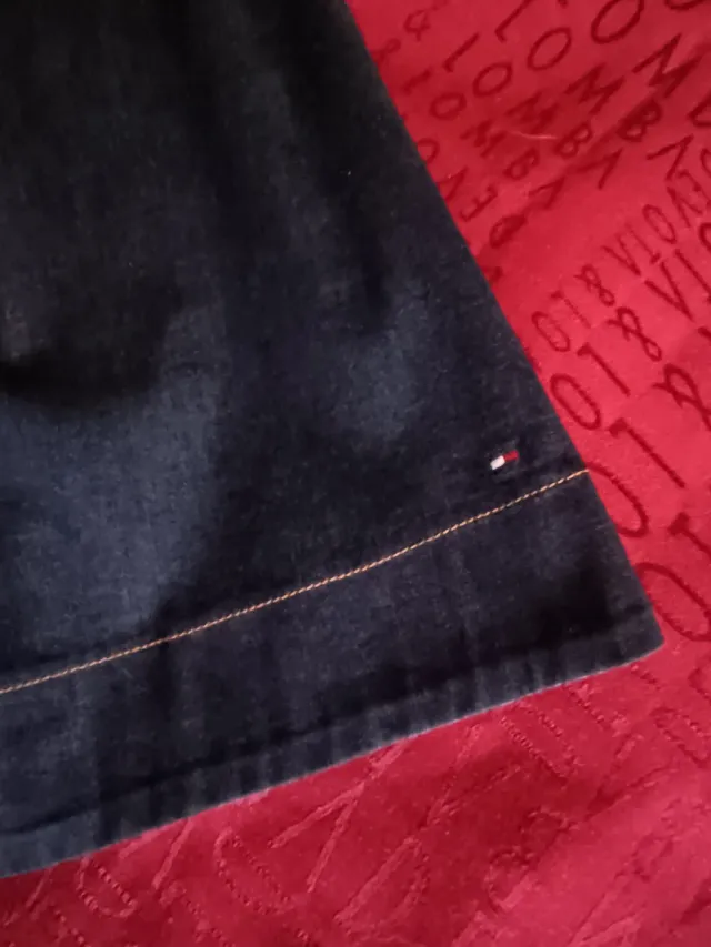 Falda Midi Tommy Hilfiger Vaquera Mujer azul Denim