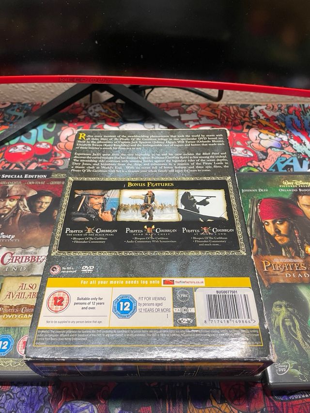 Piratas del Caribe: Colección 3 Películas DVD