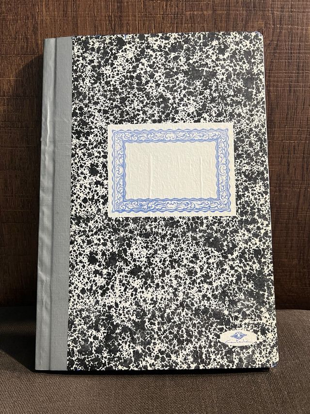 Cuaderno de notas vintage