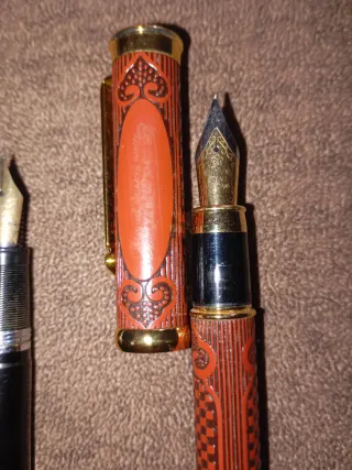 Lote 3 Plumas Fuente Vintage