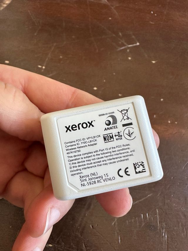 Adaptador Wi-Fi Xerox 101K72680-157 Phaser 6510