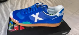 Zapatillas Munich Gresca 03 Azul y Blanco