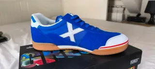 Zapatillas Munich Gresca 03 Azul y Blanco