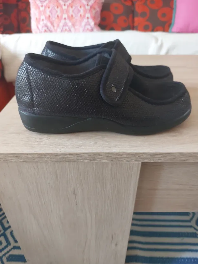 Zapatillas Calzaflek Mujer Negras