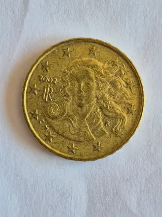 Moneda 10 céntimos Italia 2002 Venus