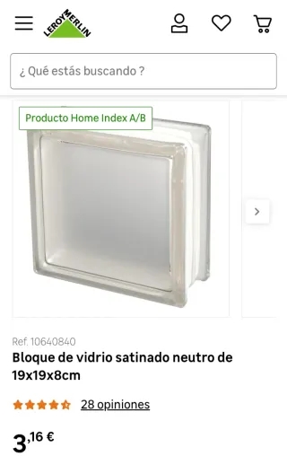 60 Ladrillos de Vidrio Usados