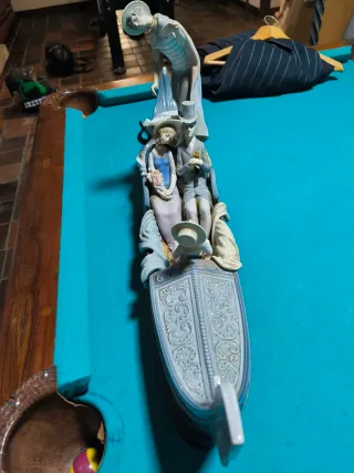 Figura Lladro Novios en Góndola (Restaurar)