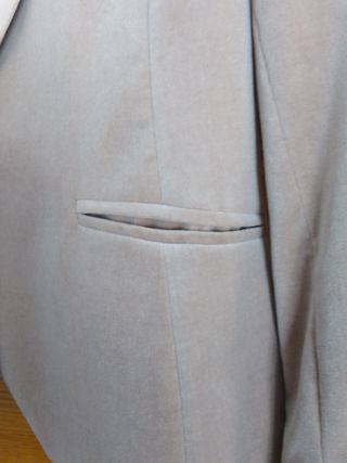Americana Burberry Rosa Talla L  de terciopelo 

