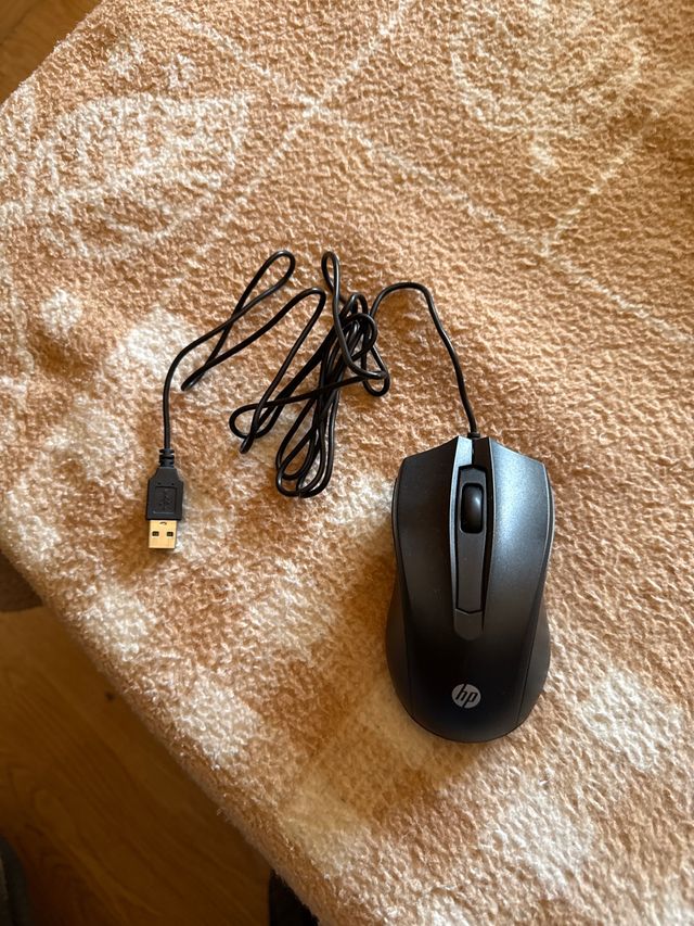 Ratón HP con cable