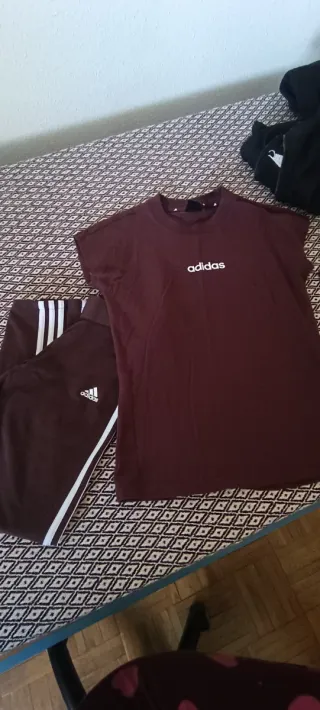 Conjunto Adidas Chándal Marrón