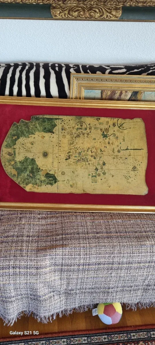 Mapa antiguo Majestuoso +100 años