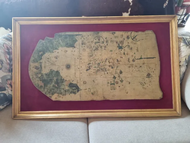 Mapa antiguo Majestuoso +100 años