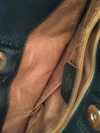 Borsa Hermès nera e dorata