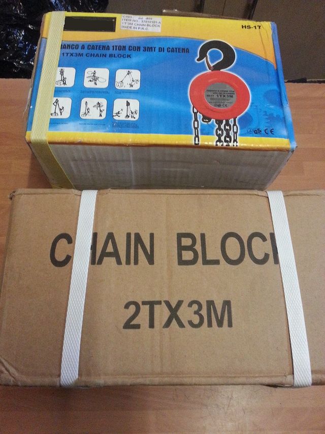 Polipasto Cadena 2/3 Toneladas