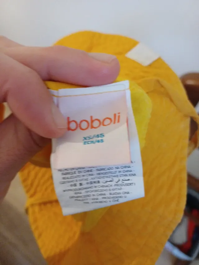 Gorro de sol infantil con orejas de tigre