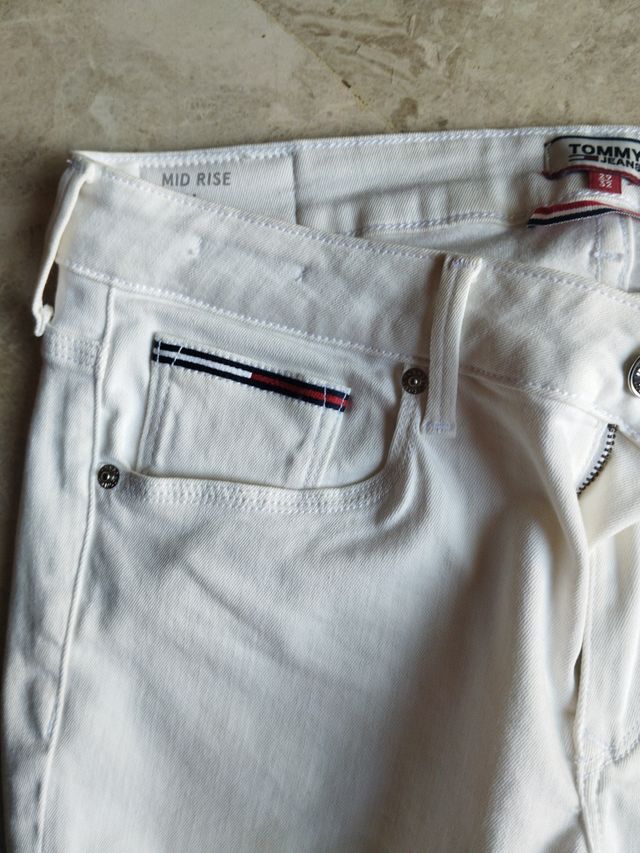 Pantalón blanco Tommy Hilfiger Talla 29/32