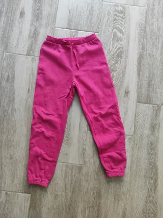 Pantalón chándal fucsia niña 7-8 años