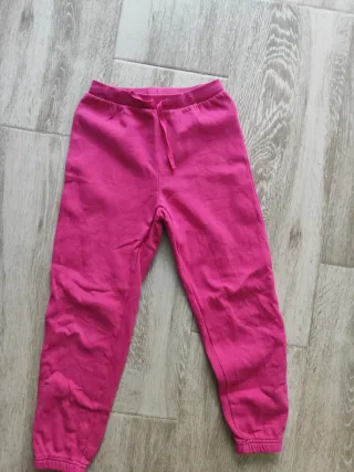 Pantalón chándal fucsia niña 7-8 años
