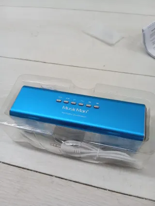 Altavoz Portátil MusicMan Azul Radio FM