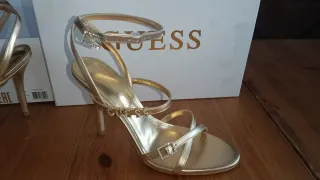 Sandalias Guess Doradas Talla 38