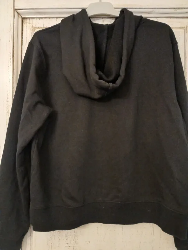 Felpa Michael Kors Nera con Logo Oro