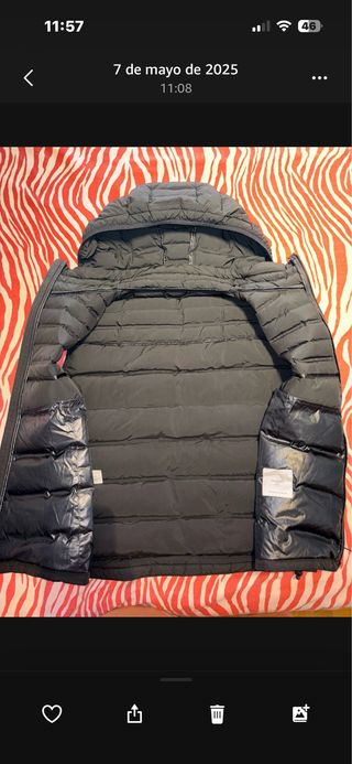 Chaleco acolchado Mango gris XXL