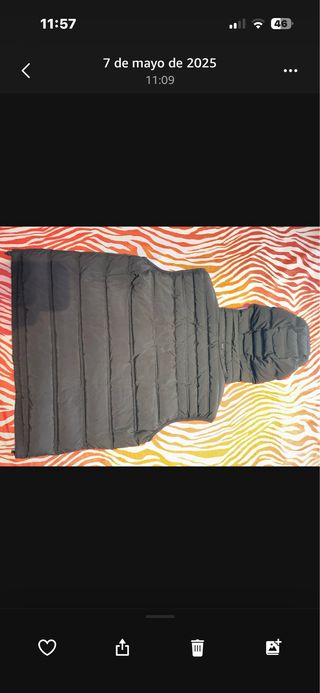 Chaleco acolchado Mango gris XXL