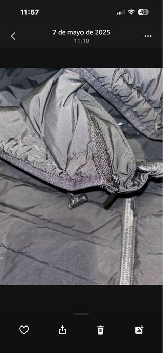 Chaleco acolchado Mango gris XXL