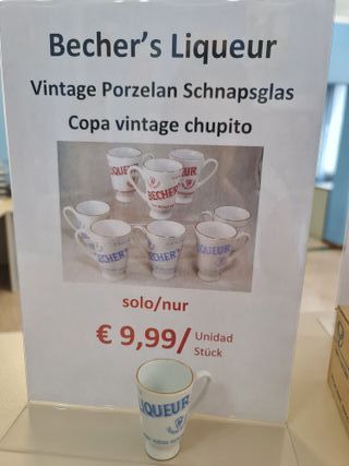 Tazza Vintage Liqueur Repubblica Ceca