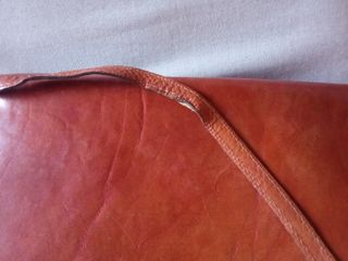 Maletín piel vintage auténtica, marca Andres Bcn