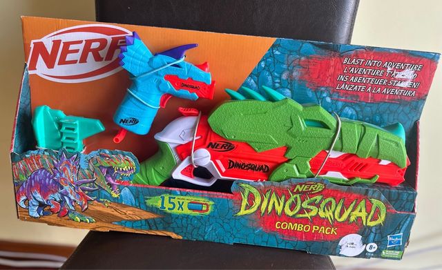 Nerf Dinosquad Combo Pack Pistolas